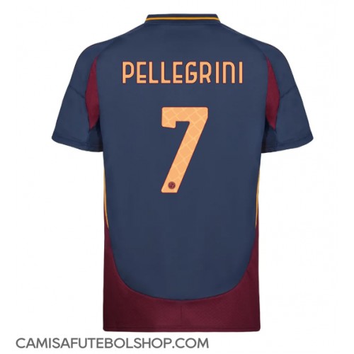 Camisa de time de futebol AS Roma Lorenzo Pellegrini #7 Replicas 3º Equipamento 2024-25 Manga Curta